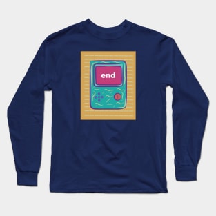 old school game end Long Sleeve T-Shirt